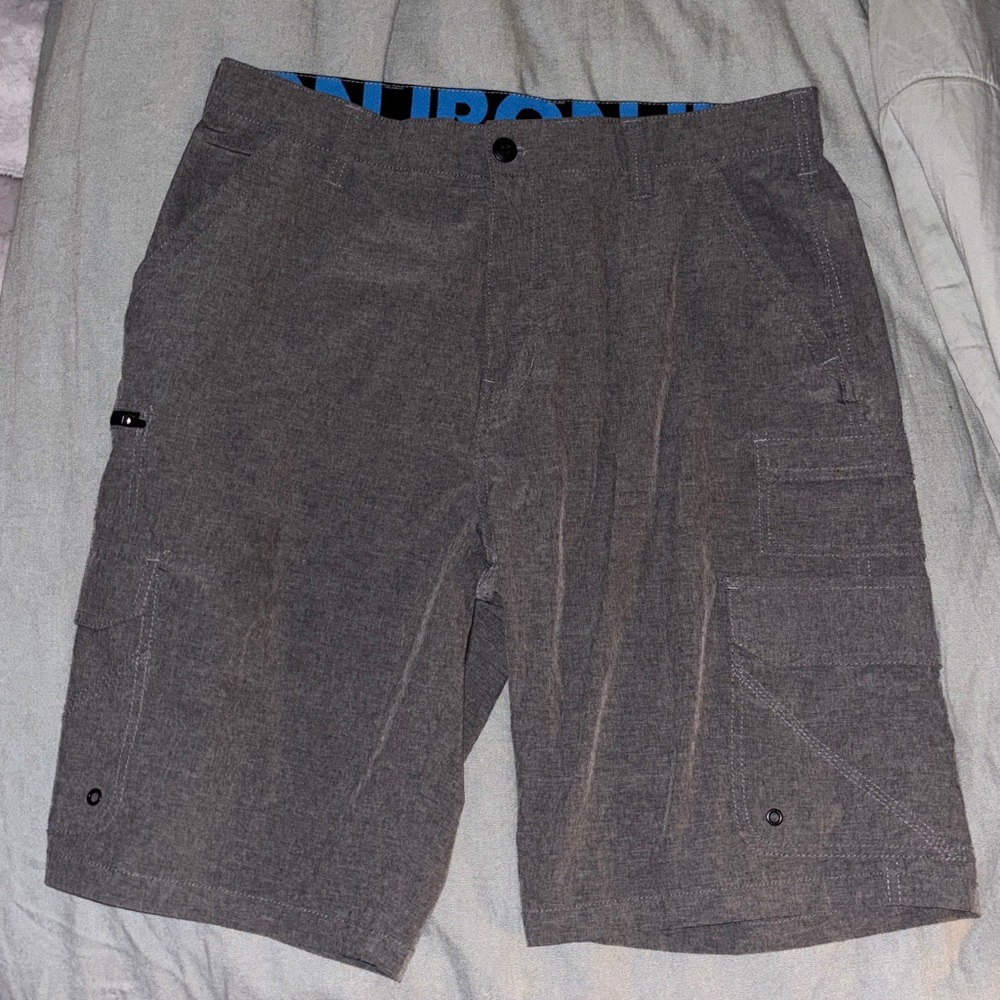 Iron Co Men's Charcoal Cargo Shorts